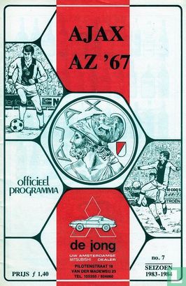 AZ Programma 30-okt-1983 Ajax uit